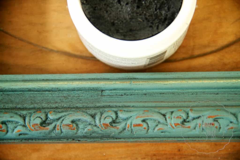 Miss Mustard Seed's Antiquing Wax - A Picture Frame Makeover - I