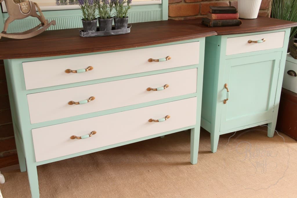 dresser & bedside Laurentien finished 3