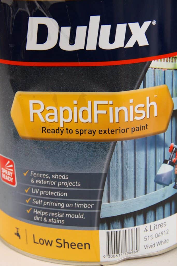 Dulux rapidfinish deals paint spray gun