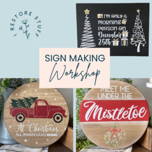 Christmas sign workshop