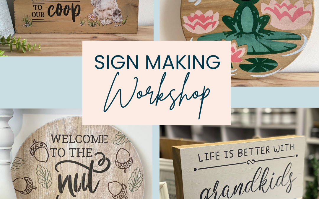 25th May 2024 (10am-12pm) – Sign Stencilling Workshop