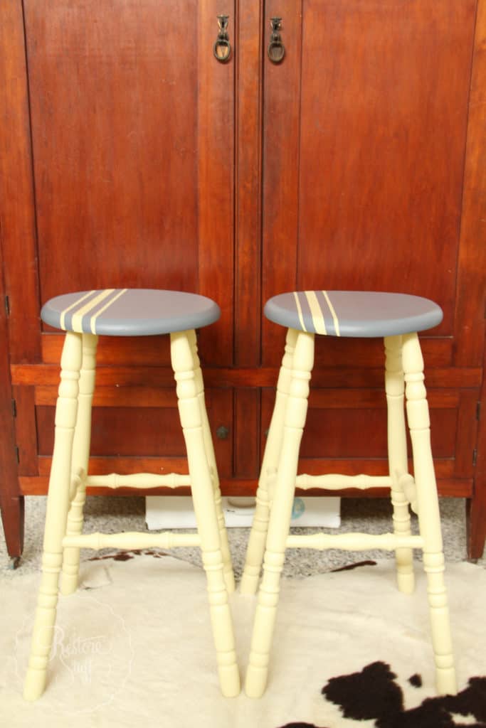 Aubusson & Soap stone stools-3744