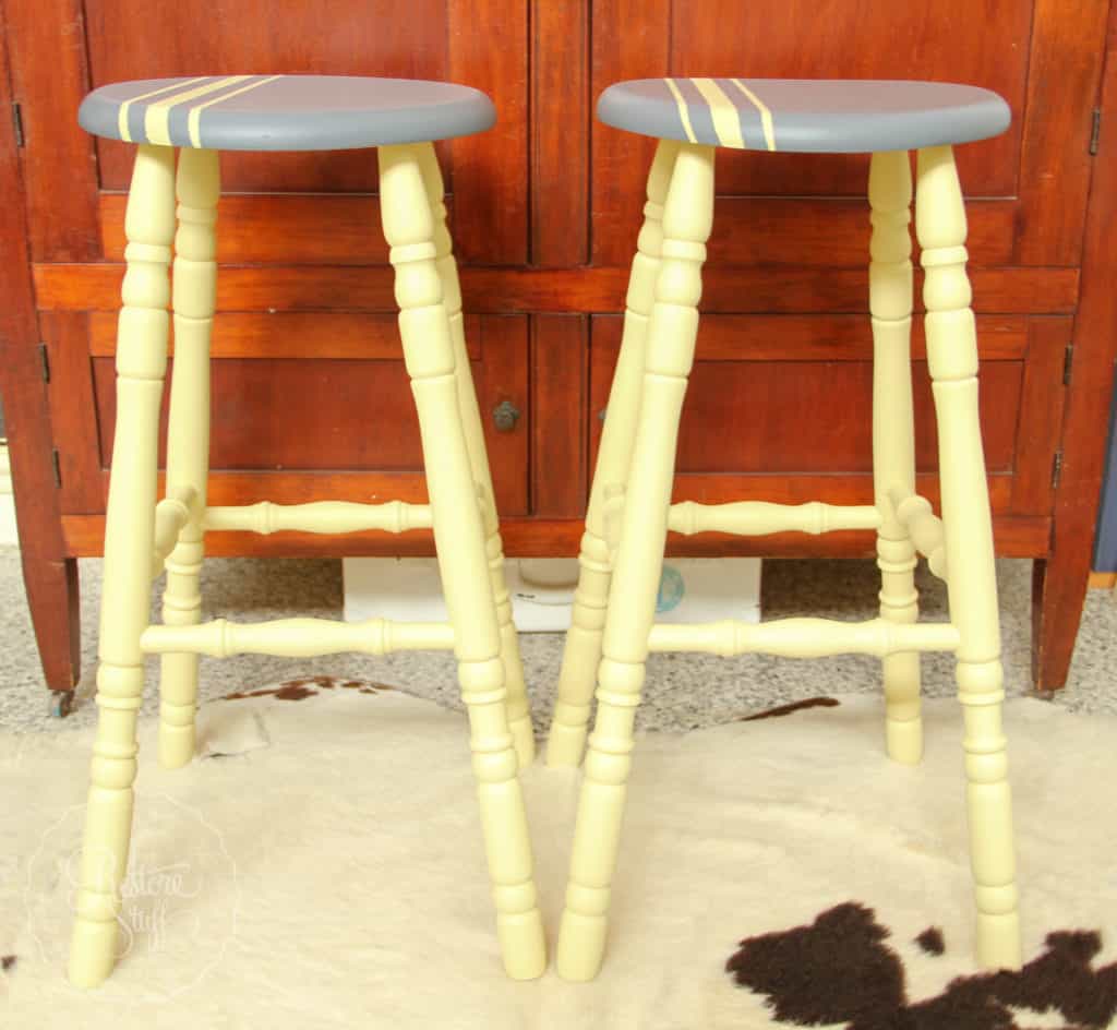 Aubusson & Soap stone stools-3748