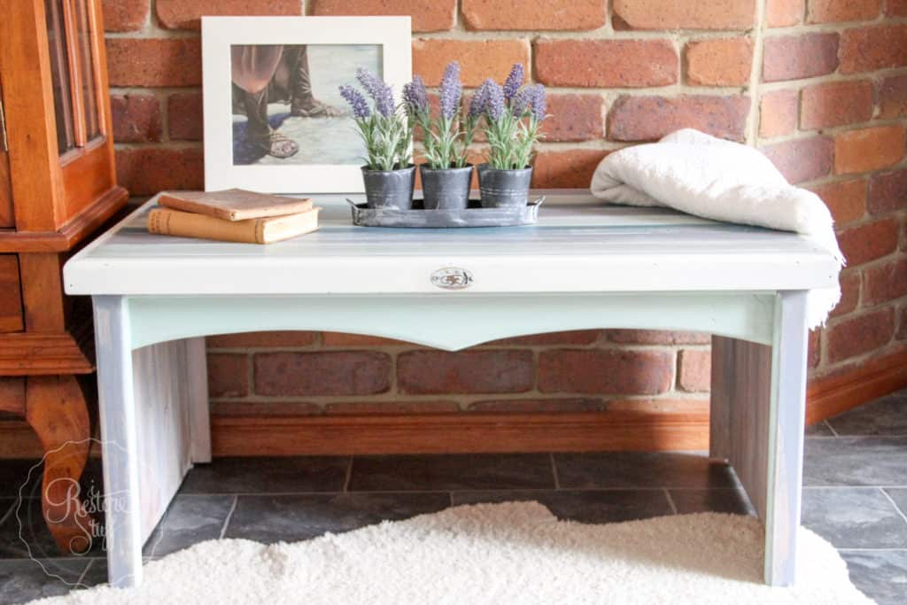 Boho Milk Paint coffee table-4420