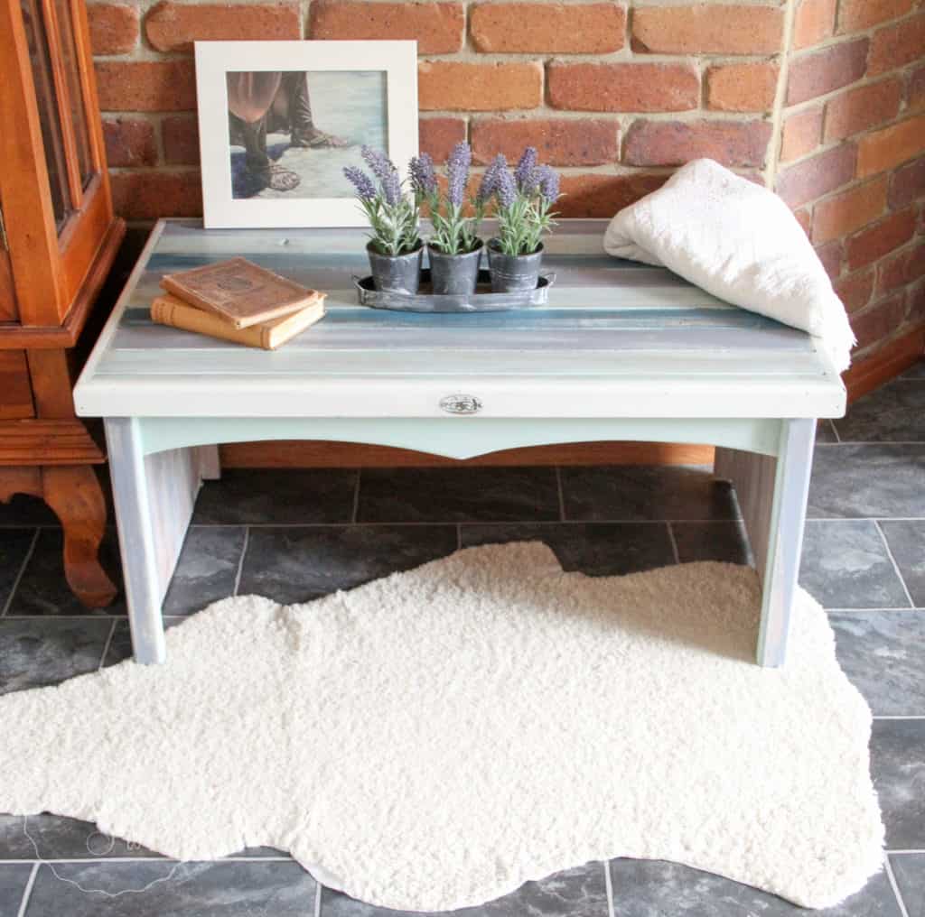 Boho Milk Paint coffee table-4421