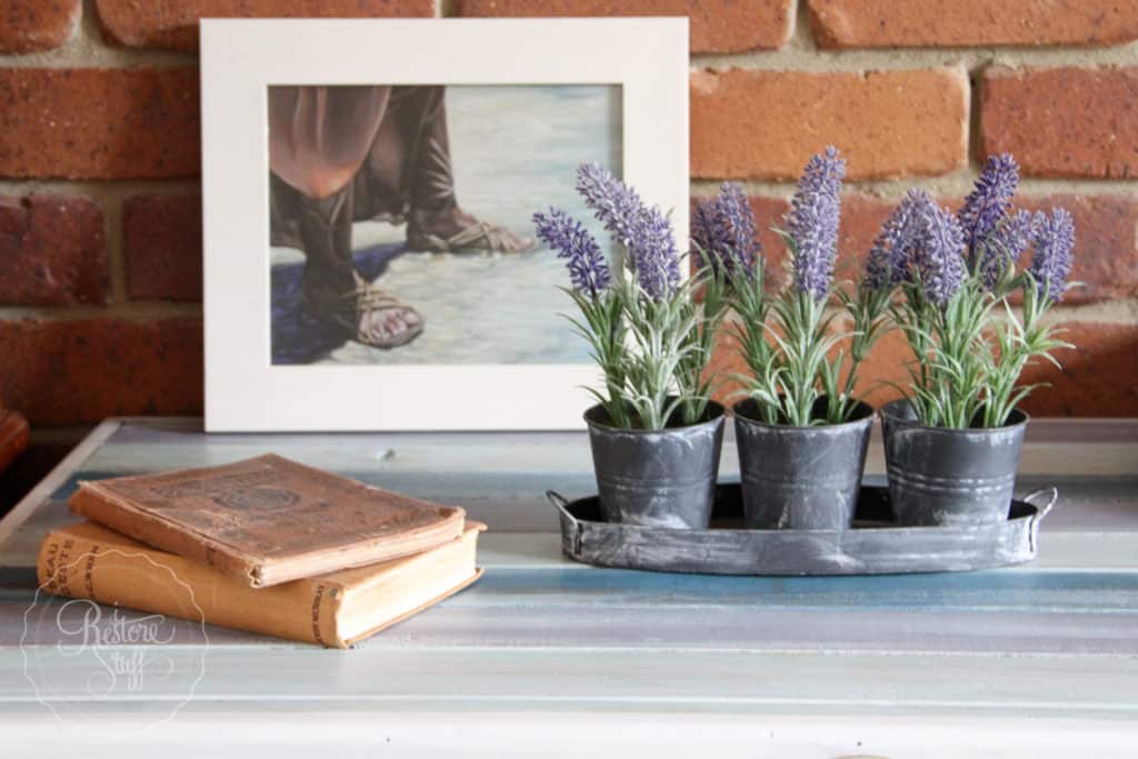 Boho Milk Paint coffee table-4424