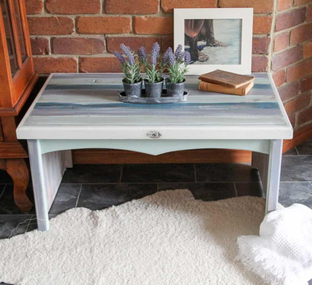 Boho Milk Paint coffee table-4432