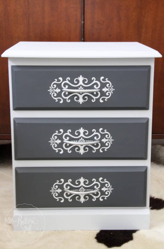 Embossed drawer stencil Sterling & Ash-1789