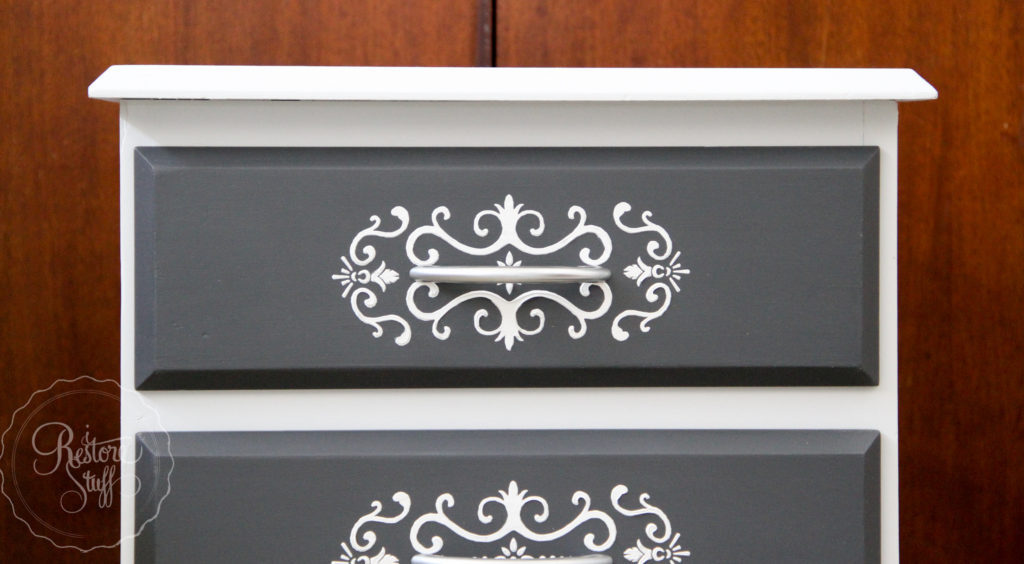 Embossed drawer stencil Sterling & Ash-1793