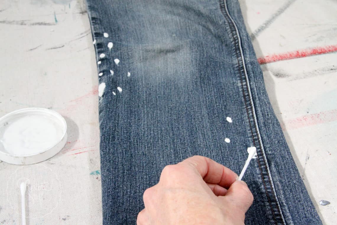 diy paint on jeans