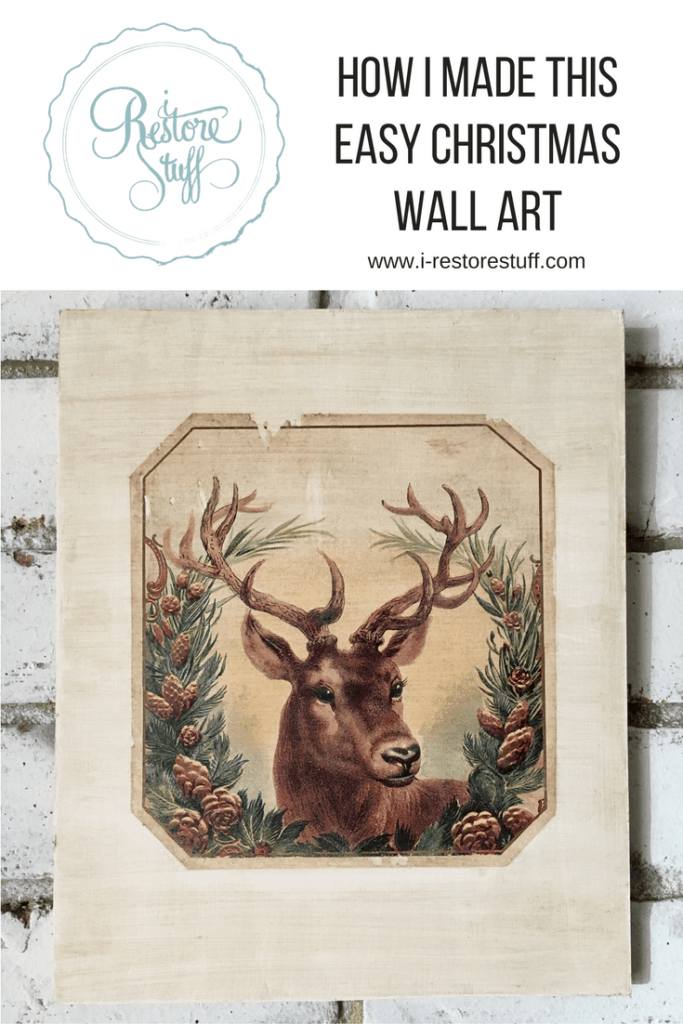 Christmas Deer Wall art