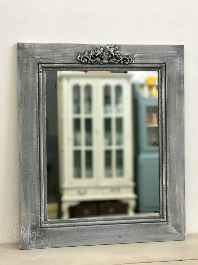 Appliqued Mirror Frame