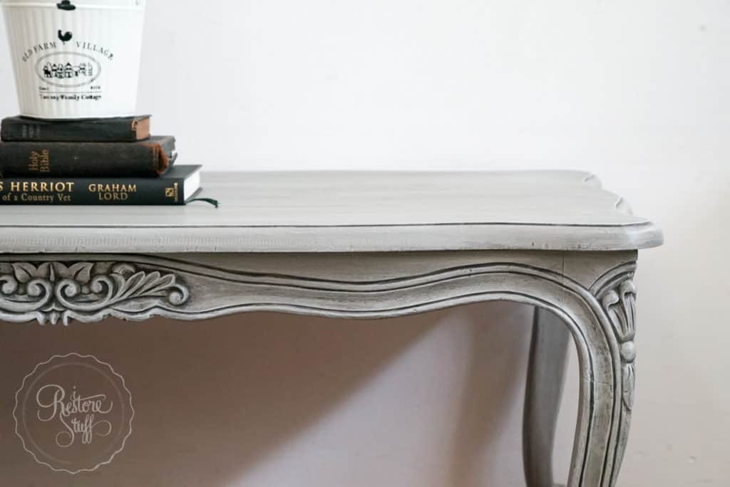 Update a Writing Desk with Chalked Glaze