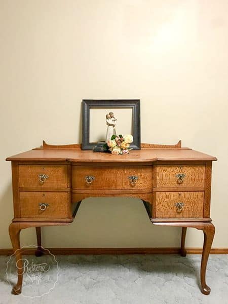 Silky oak dresser