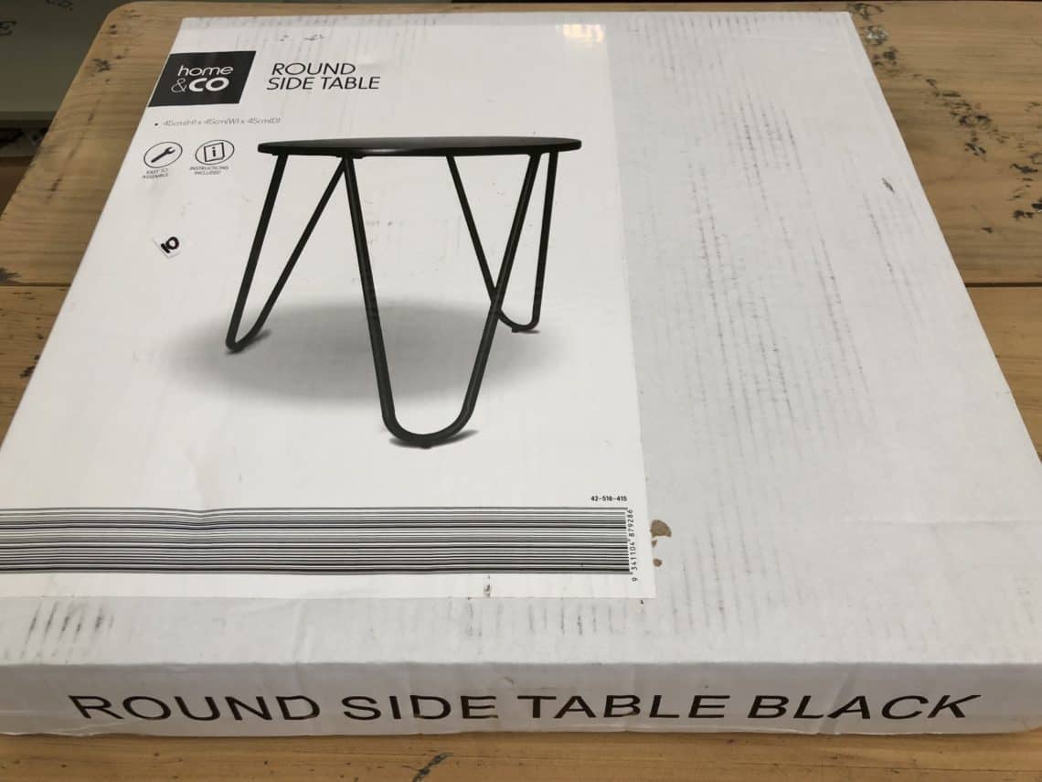 Kmart table hairpin legs