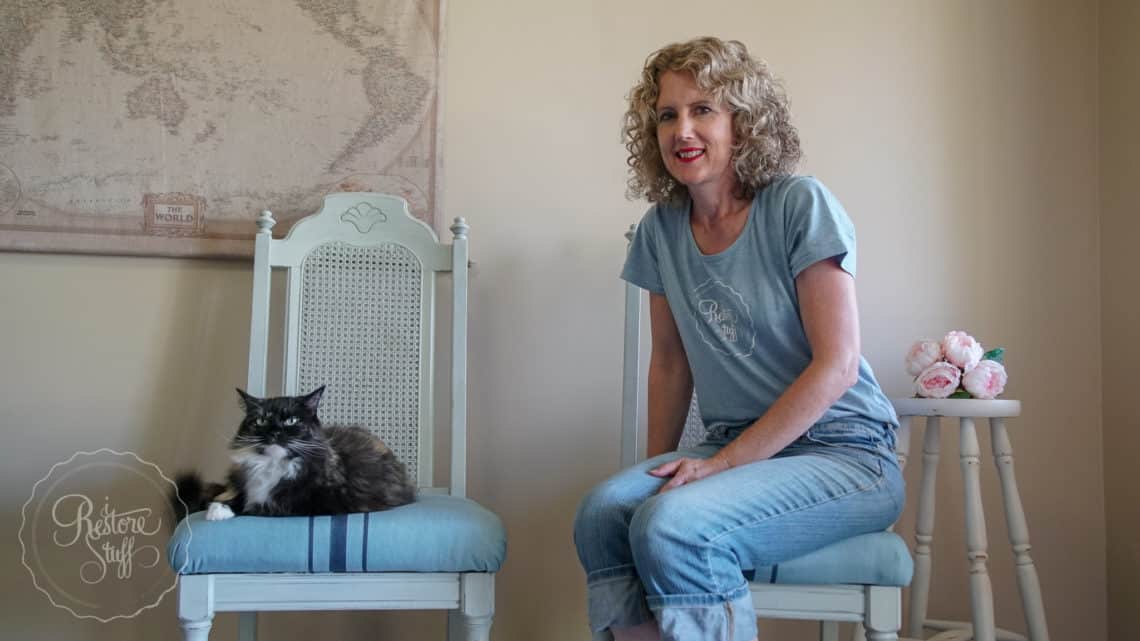 Sharon with Rattan back chairs