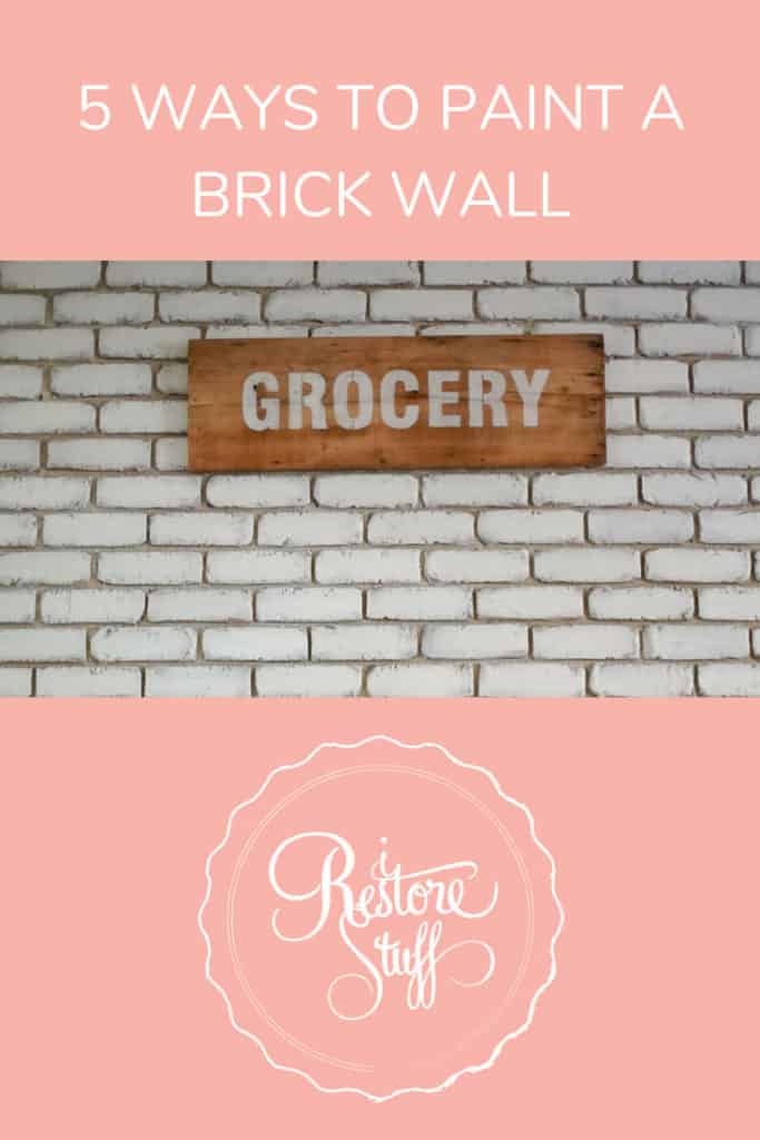 PAINT A BRICK WALL