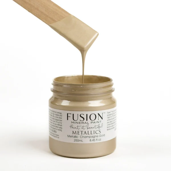 Champagne Gold - Metallic Fusion Mineral Paint - Image 2