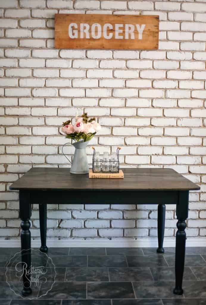 Black Farmhouse Table