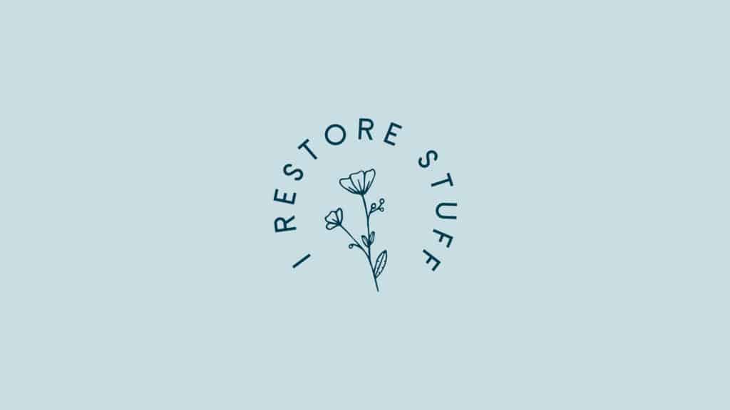 round logo, branding for I Restore stuff