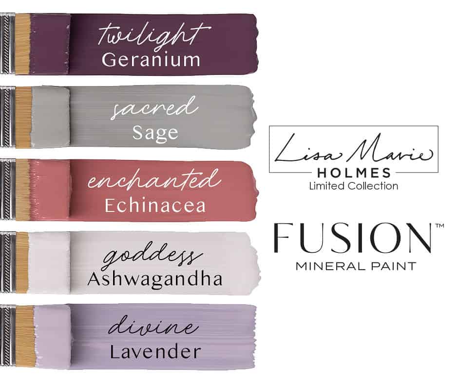 Lisa Marie holmes Fusion Mineral Paint collection. New colours to Australia.