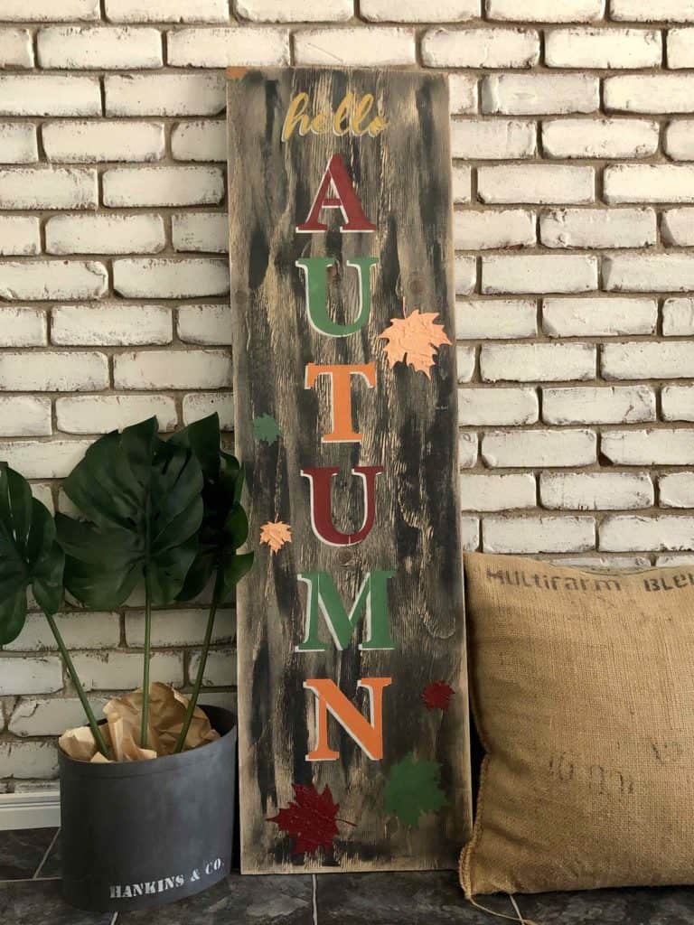 Autumn Stencil