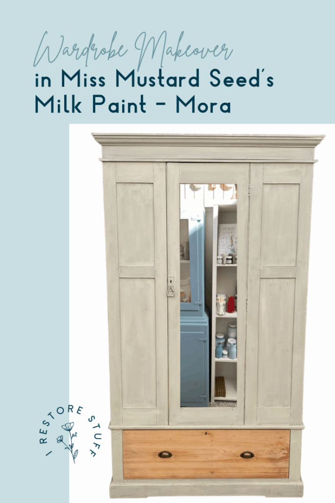 Milk Paint Armoire Renovation - Sawdust Sisters