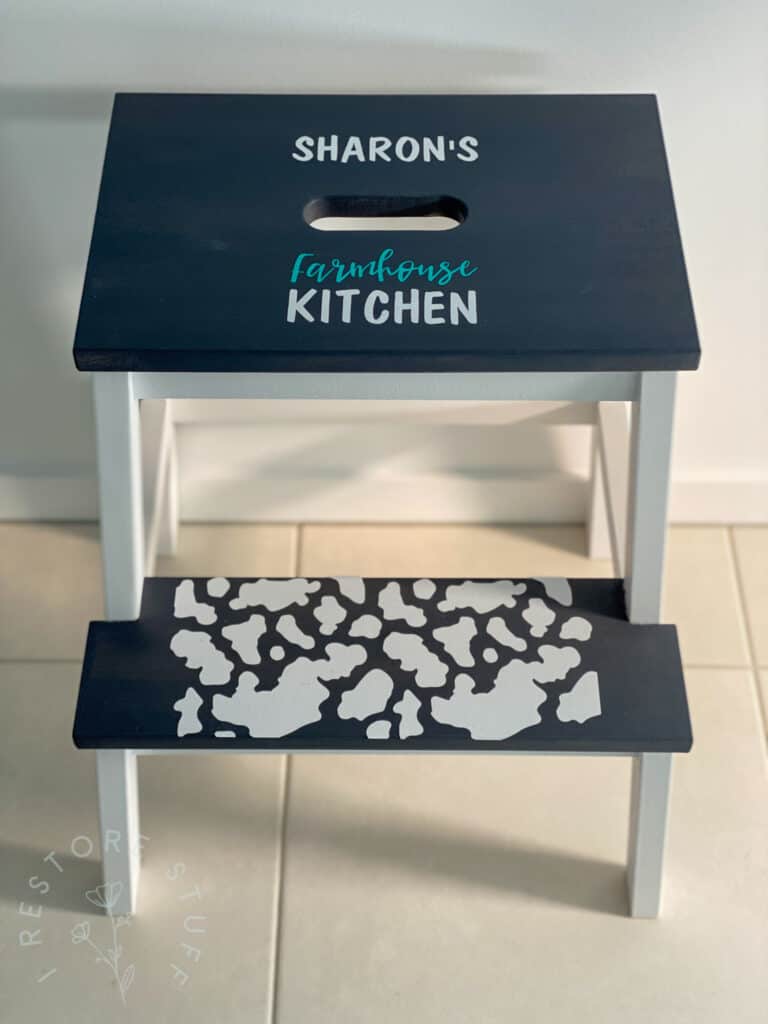 Cricut maker project with removable vinyl