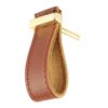 Faux Leather Pull Knob - Black, Brown, Camel, Cherry - Image 4