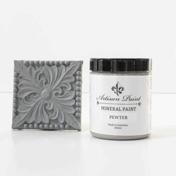 pewter mineral paint