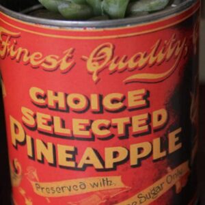 Choice Selected Pineapple can label