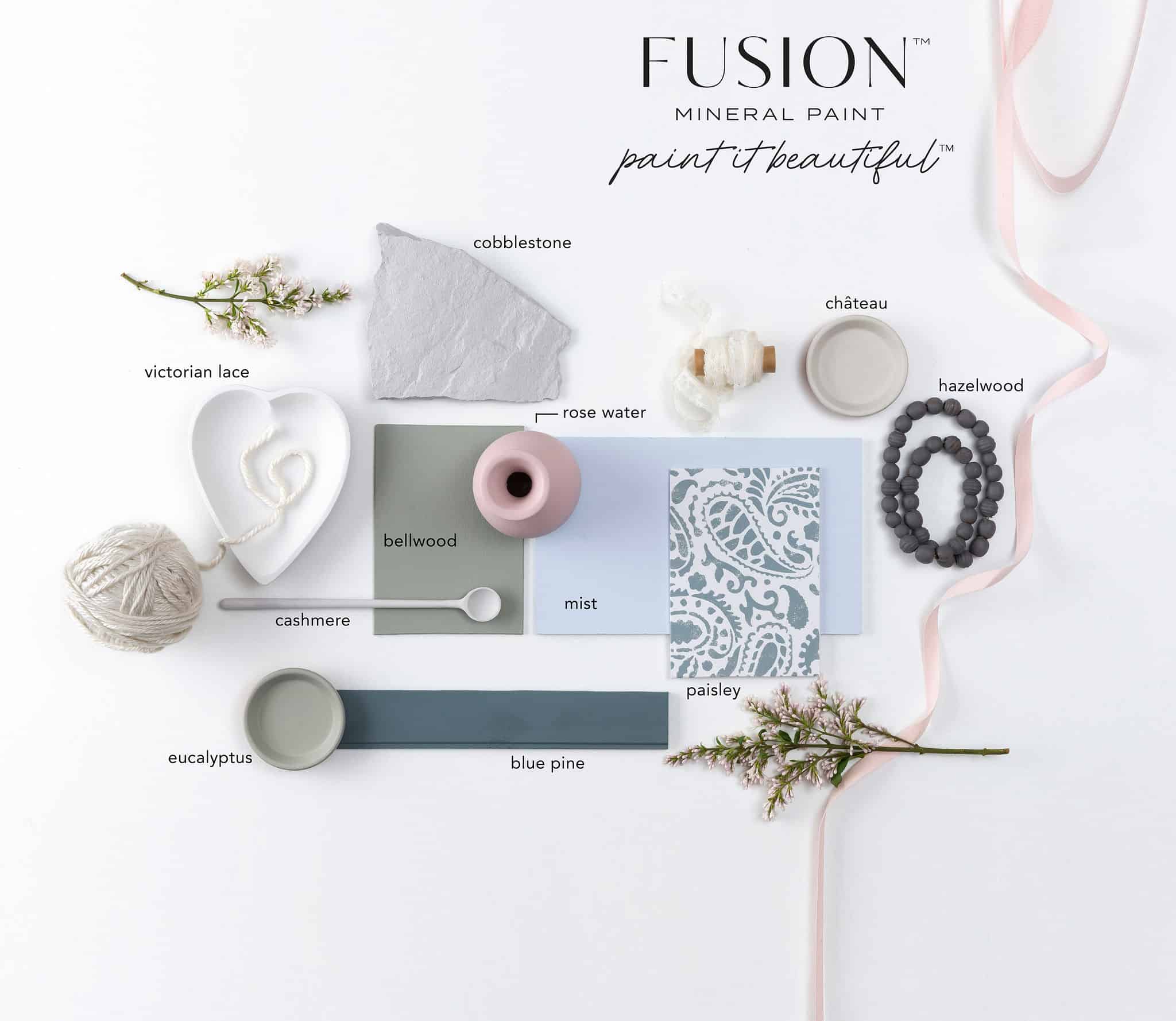 Fusion Victorian Lace Paint Pint Fusion Mineral Paint Soft White
