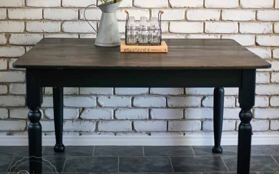 Have you painted a Black Farmhouse Table?