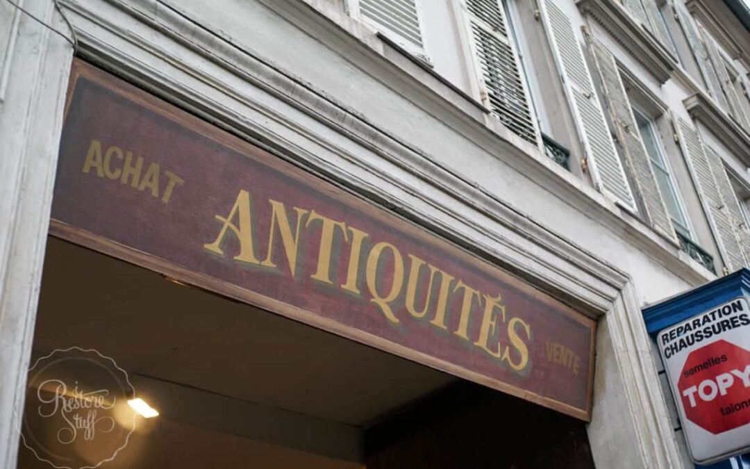 An Antique Store in Vercailles, France
