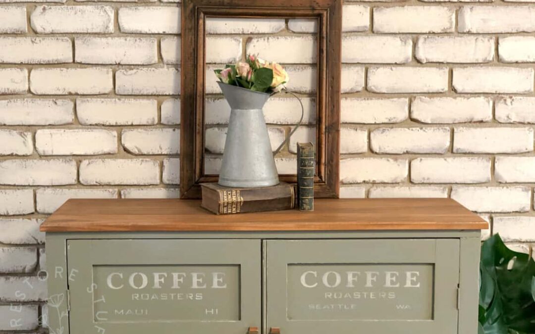 Coffee Station Sideboard in Fusion’s Sacred Sage