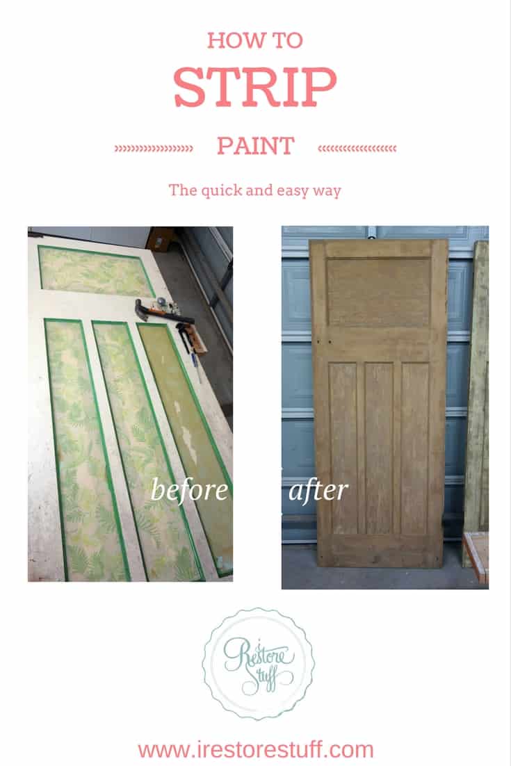 How to Strip Paint from Doors - House of Brinson