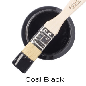 Coal Black Fusion mineral paint pot