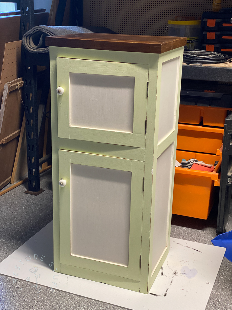 Poppa's cupboard first refinish