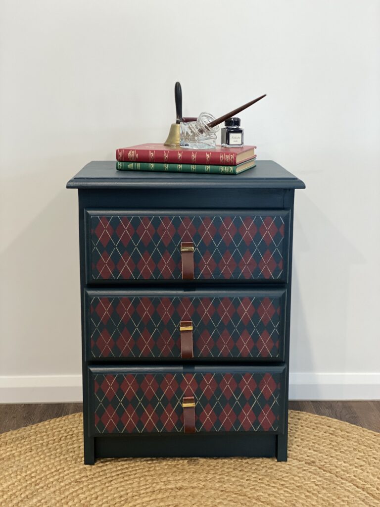 Fusion colour Chestler & winchester stenciled on drawers