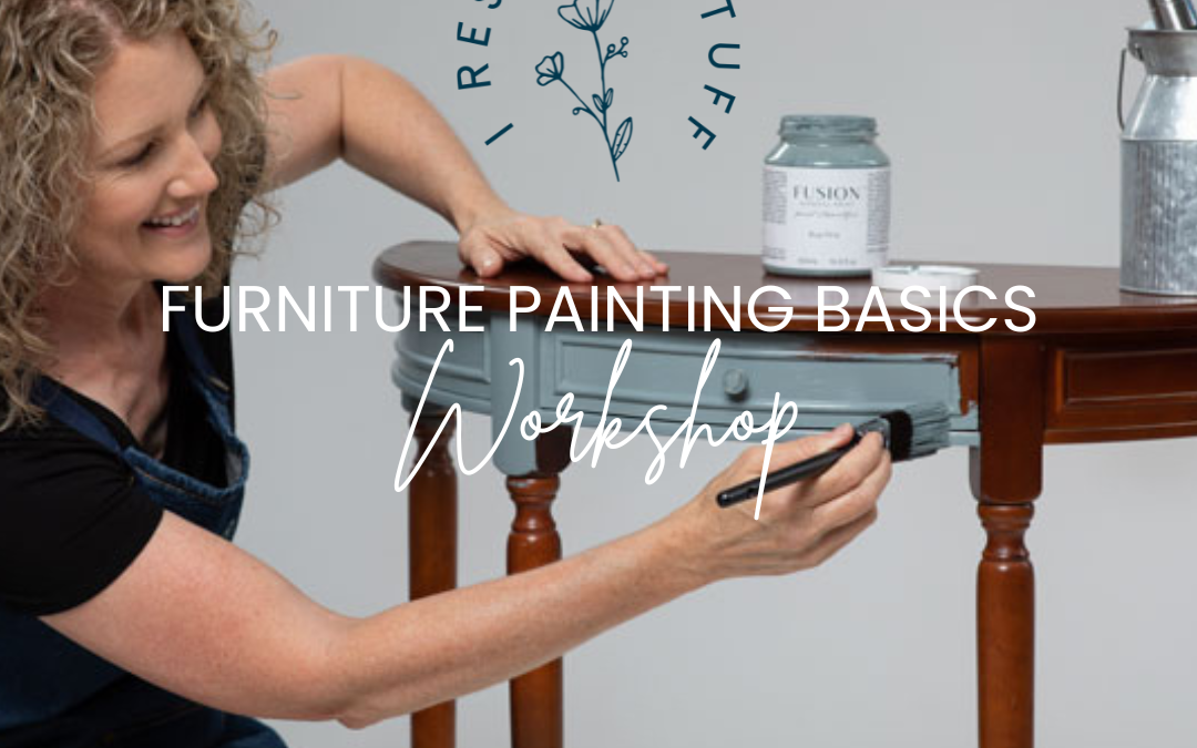 13th April 2024 (9:30am-1pm) – Furniture Painting Basics Workshop