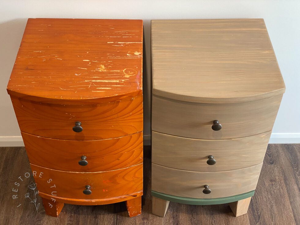 Cotswold Green Bedside Transformation with Artisan Mineral Paint