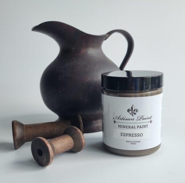 espresso artisan mineral paint styled