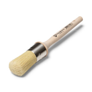 Oval natural bristle wax brush Staalmeester